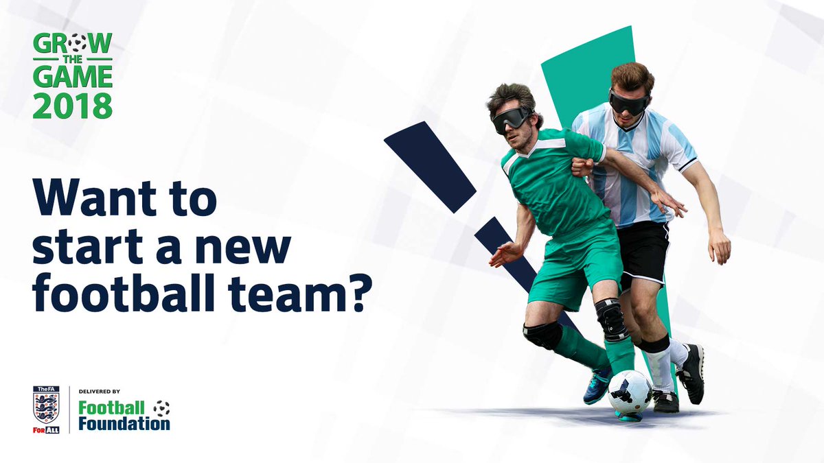 LancashireFA's tweet photo. ⚽ Thursday 29 March, 5pm...

...that's the deadline to apply for a grant through this year's #GrowTheGame!

If your club wants to start a new disability or women/girls team, this @FA &amp; @FootballFoundtn scheme is for you:

https://t.co/p9o7wbmbbe https://t.co/axkxTOB5X1