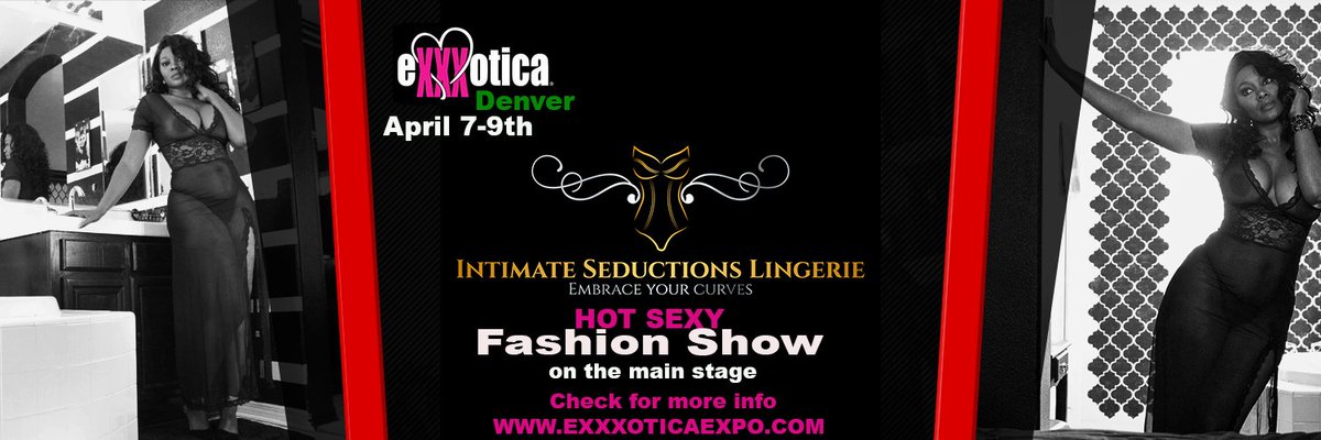 ChocoTheLiveSho's tweet photo. Come see @IntimatebyNyomi  Intimates Seductions Lingerie and IS Men by Nyomi Lingerie/Loungewear  Fashion Show at @EXXXOTICA  in Denver April 7-9th and stop by the booth.  https://t.co/JoJs8ge0TS #intimateseductionslingerie #nyomibanks #exxxoticadenver #lingerie #ismen https://t.co/p2BhVNqNtz