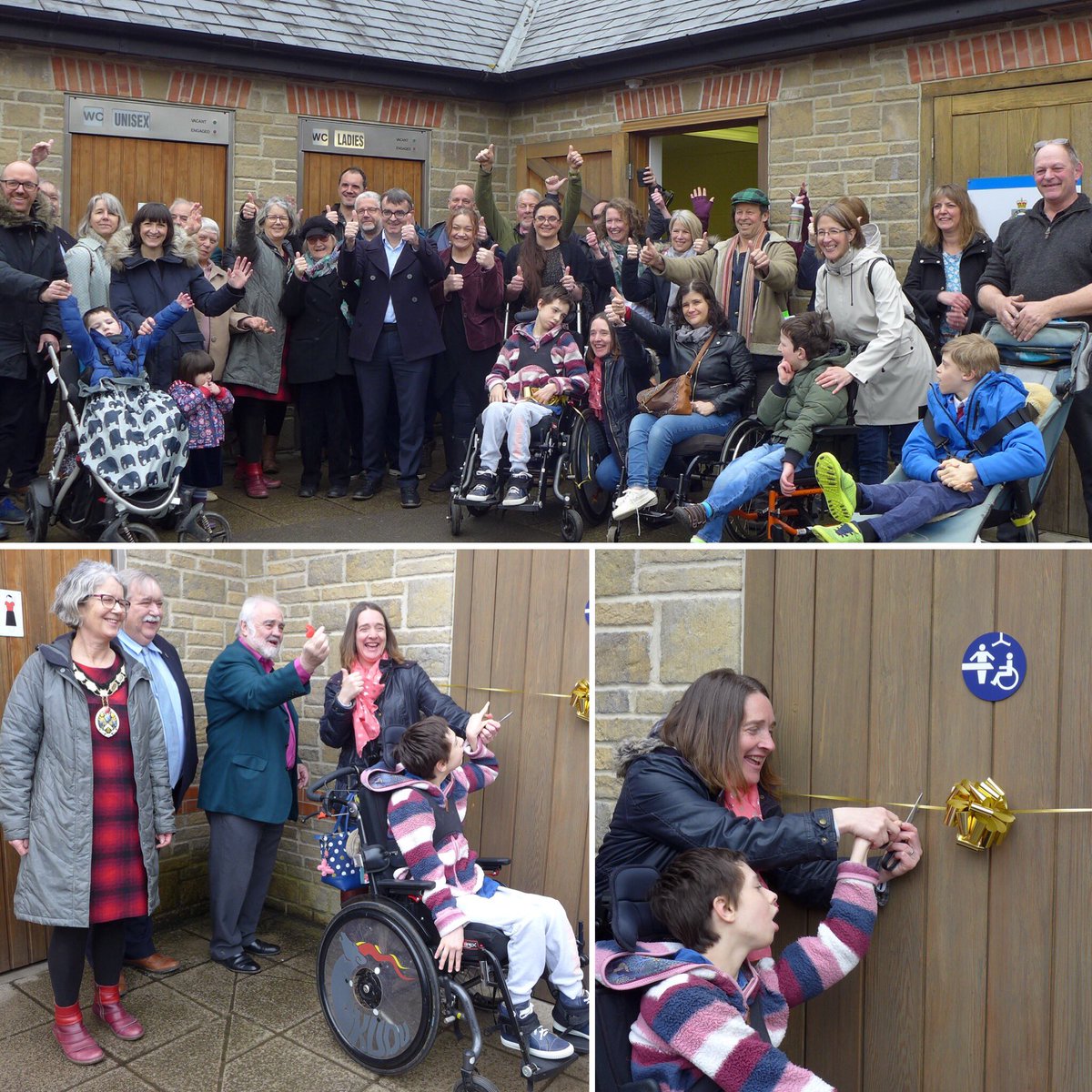 MendipCouncil's tweet photo. Huge thank you to Ettie for officially opening the first Changing Places facility in #Mendip. This one is in #Frome but we are excited about more coming soon across the district. #ChangingPlaces #Teamwork #communityspirit #localgov https://t.co/6gu7c7ZfE8