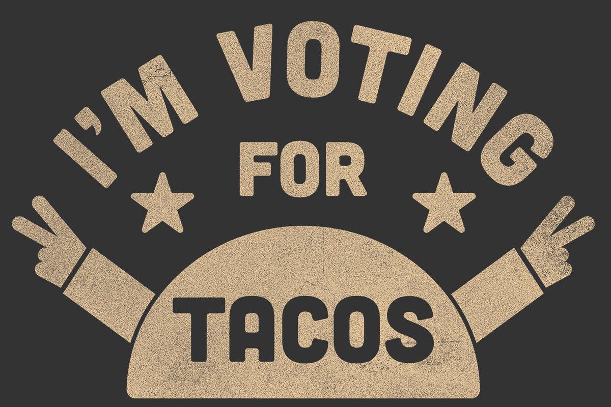 Rastataco's tweet photo. The world is in chaos! Next election, let's get it right!
#tacos #Elections2018 #getitright #vote #votefortacos 
https://t.co/yJ4byoopLh https://t.co/72TxfAQ4Yi