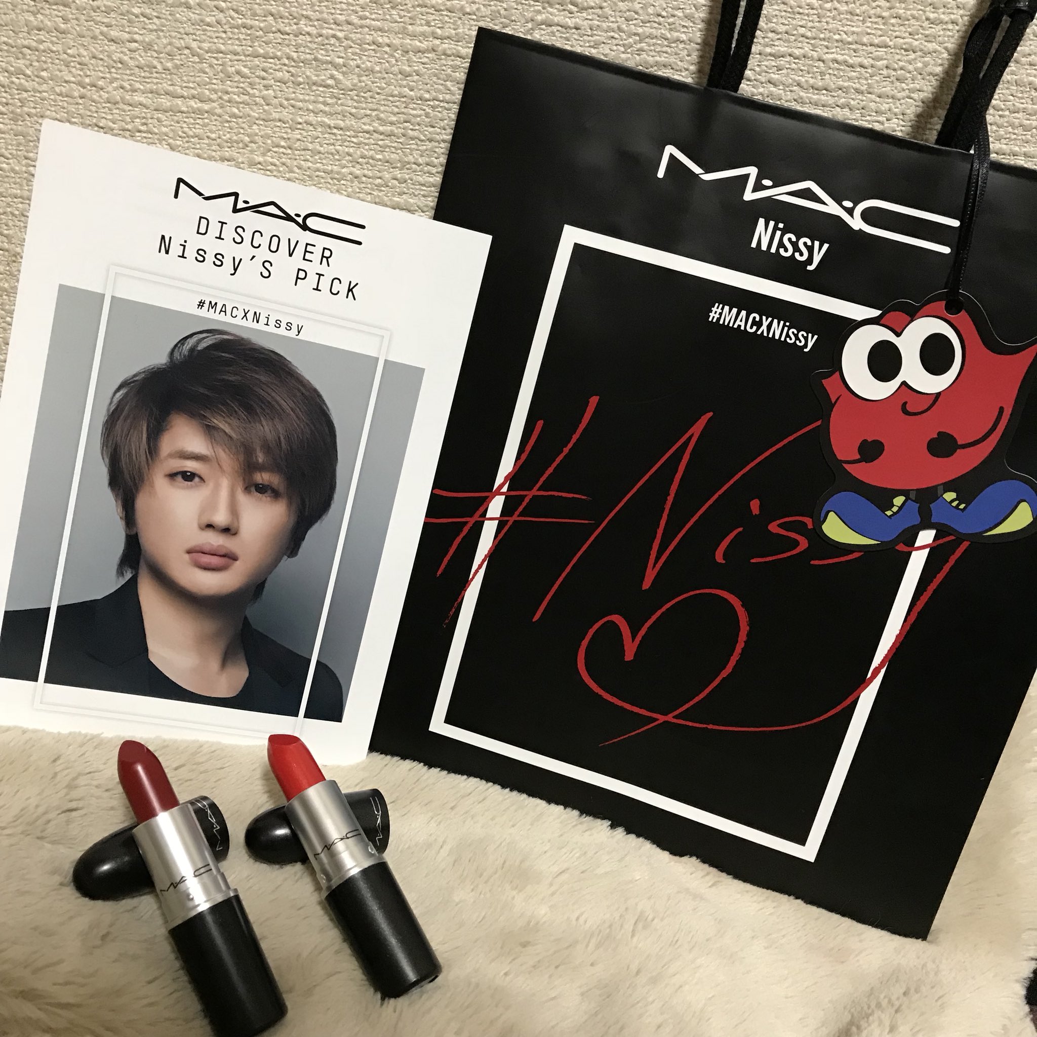 mac リップ nissyコラボショッパー