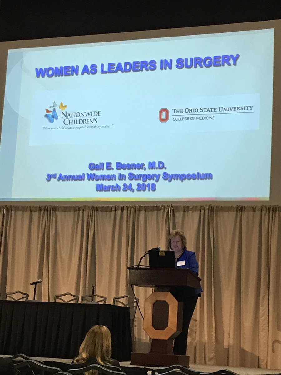 Kate_obgyn's tweet image. Great talk by Dr Besner at the OSU Women in Surgery Symposium #OSUWIS18 @OSUSurgery @nationwidekids @NCHPedSurg @NCHforDocs
