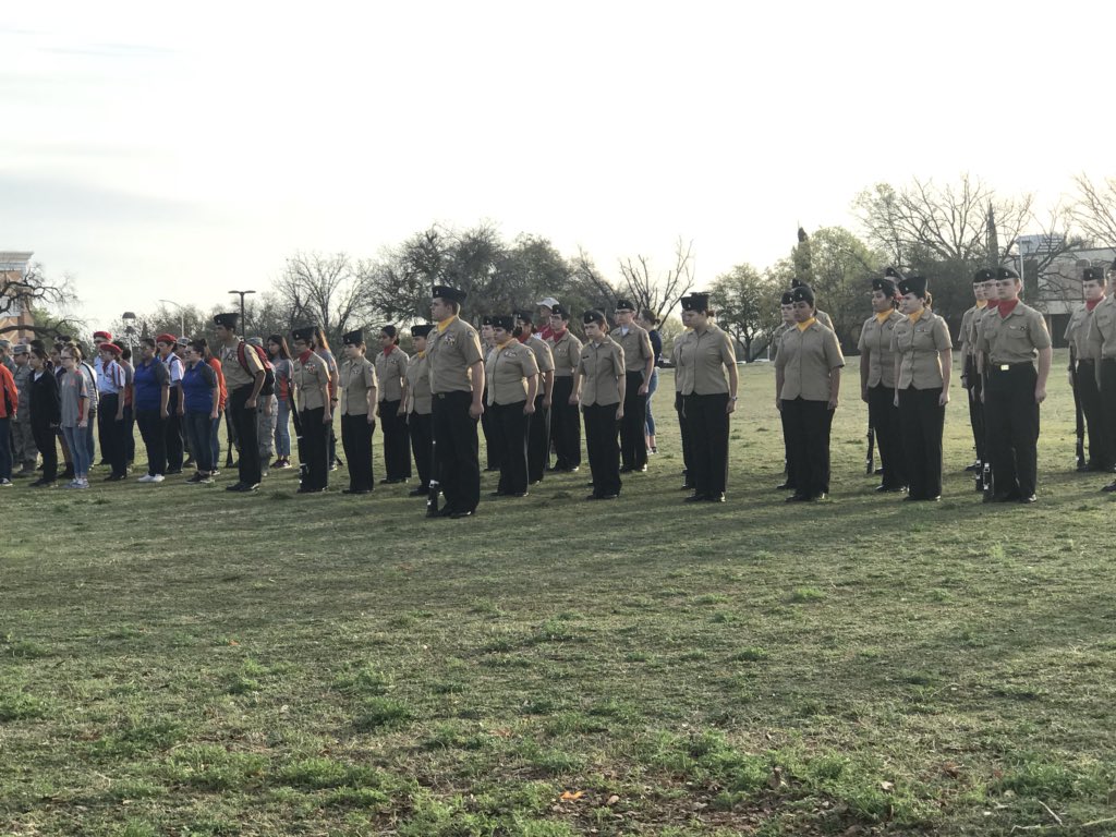 Angelo State Drill meet . Good luck Billies!