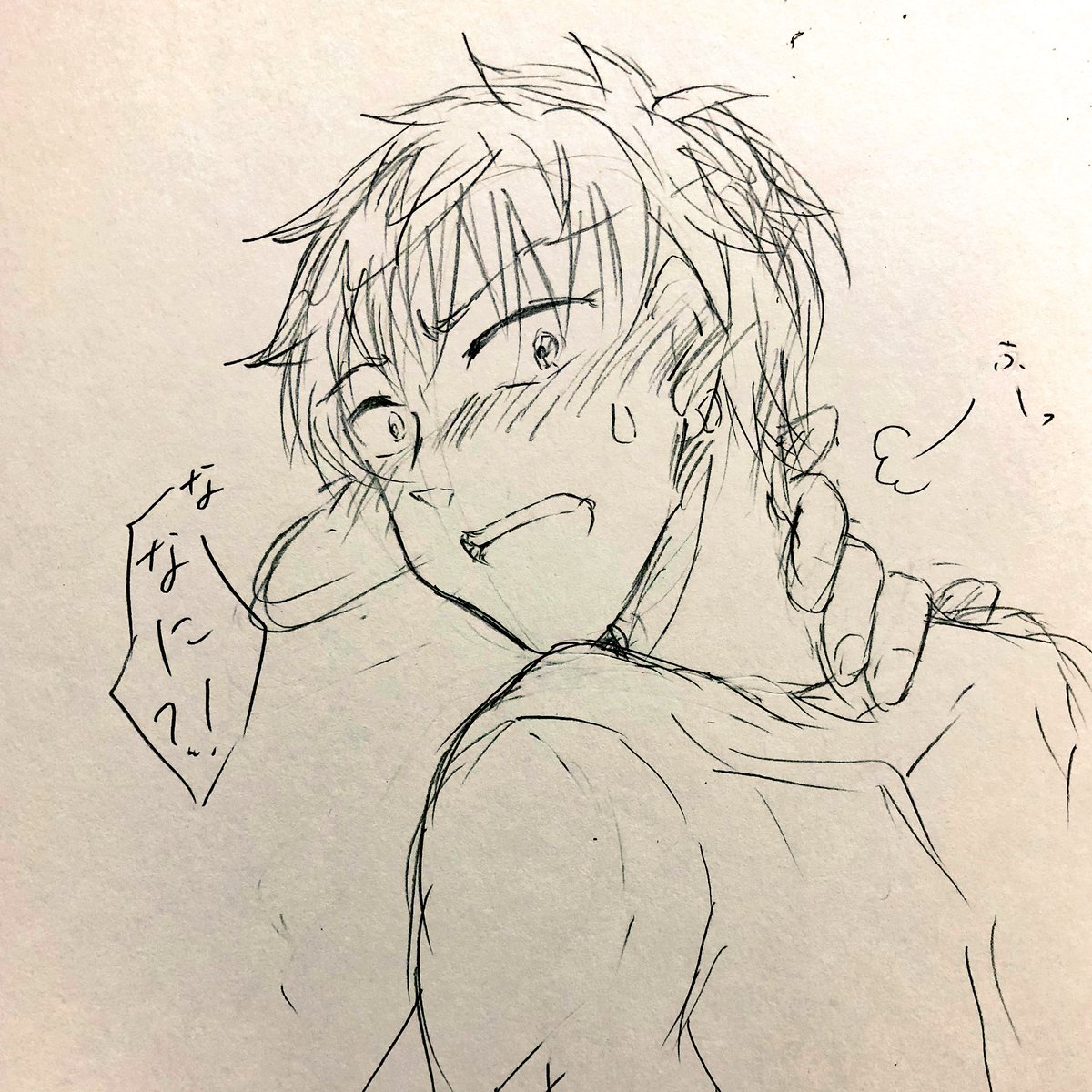 あゆき 九門が稽古服の首元に手を入れてるの首が敏感で稽古以外だとくすぐったいからって設定だったらいいな 切実 首弱い九門くんよくないっすか