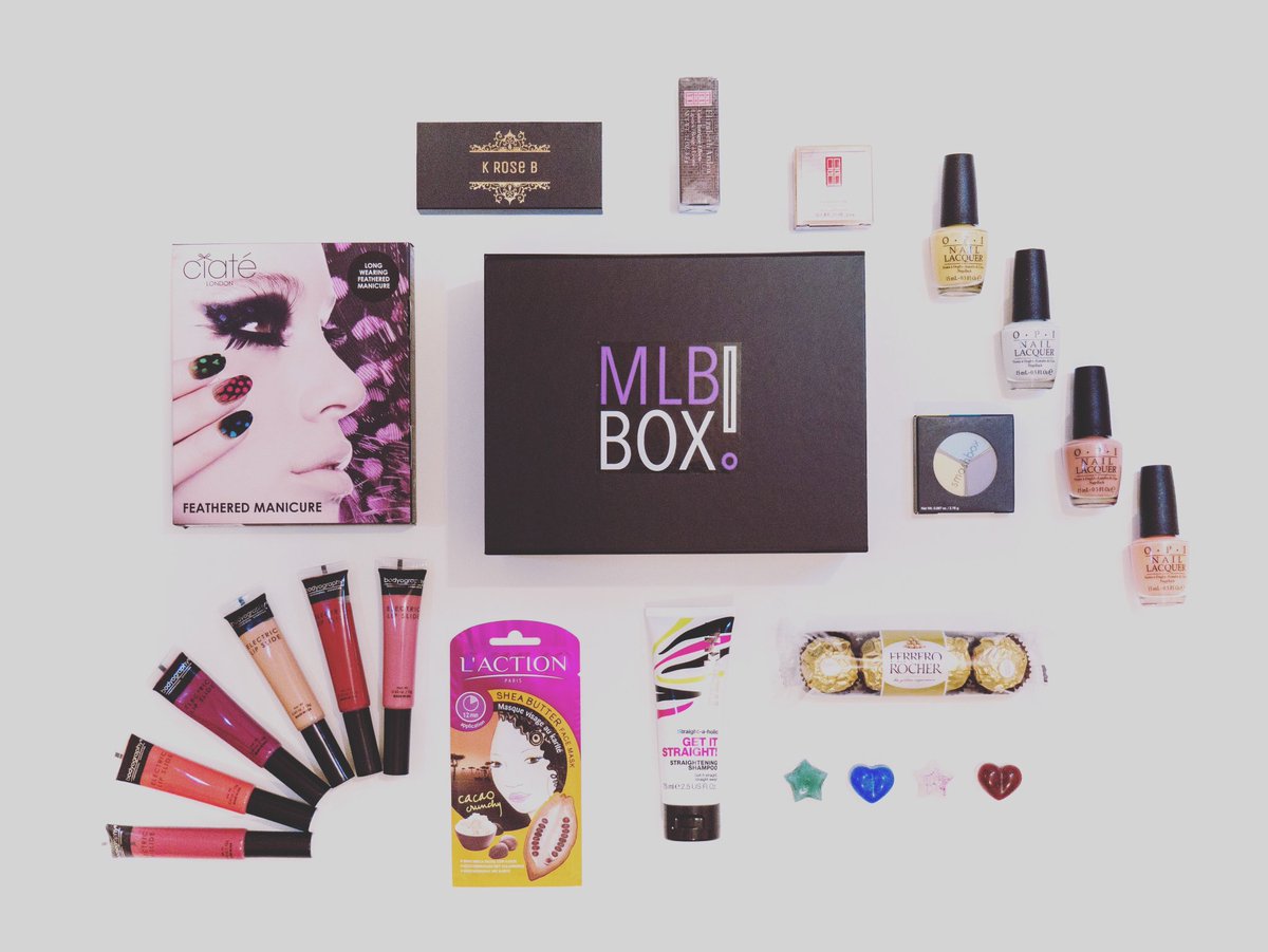 MLB_BOX's tweet image. What did everyone think to our very first box? What was your favourite? #mlbbox #mylittlebeautybox #beautybox #monthlysubscriptionbox #subscriptionbox #subscriptionbeautybox #ukbeautybox #highendmakeup #highendbeautybox #smashbox #opi #ciate #kroseb #bodyography #elizabetharden