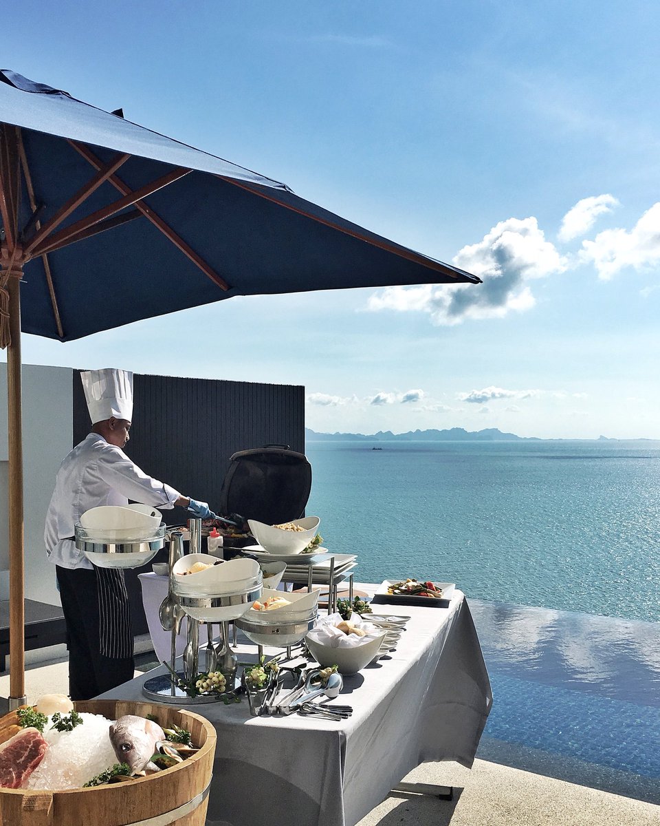 ConradKohSamui's tweet photo. Booking the private in-villa #BBQ for today’s #dinner is truly a great idea... #conradhotels #conradkohsamui #stayinspired #inspiredeats https://t.co/S6P6q6svpr