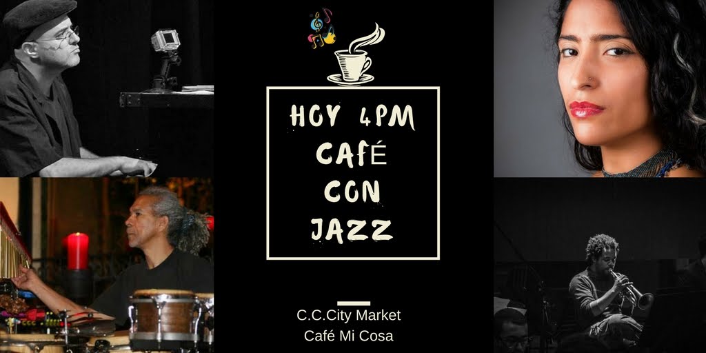 Hoy ☕ con 🎶🎵
Recargate hoy a las 4pm..
Te esperamos!
#cafeconjazz #cafemicosa #cccitymarketccs