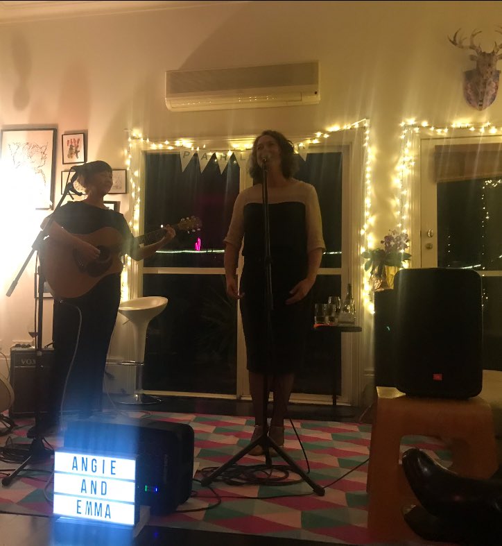 Great night !! Happy birthday and great performance by Angie Hart and Emma 