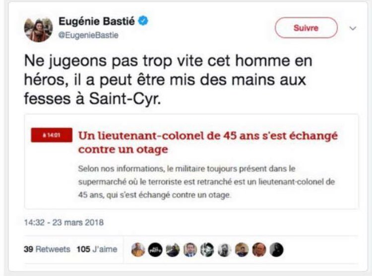 DamidotValerie's tweet photo. La sottise crasse,la pourriture chevillee au corps..a jerber.. https://t.co/LGQcHJvkXR