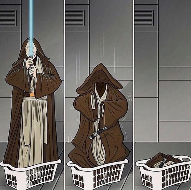 Casually doing my laundry routine.
.
.
#Weekend #Laundry #Jedi #ObiWanKenobi #Routine #StarWars #Followforfollow #Sith #TheForceAwakens #Geek #Nerd #LightSaber #Follow4follow #Cons #Meme #SuperHero #FollowForLike #FollowBack #Memes #Likes4likes #marketing #Biz #Gamer #Comics #SW