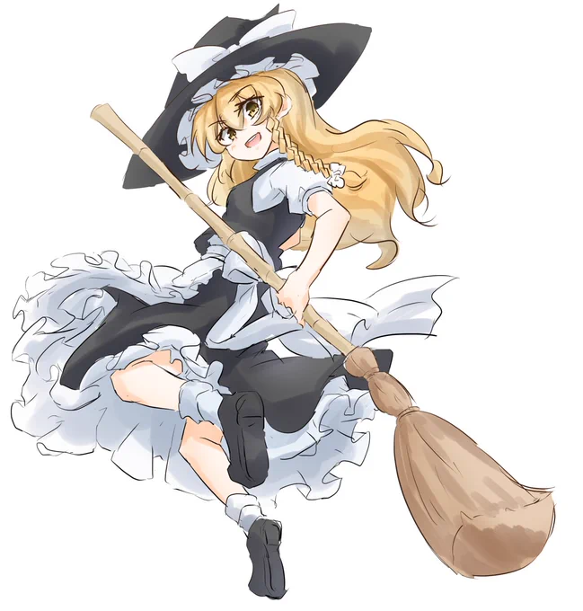 #深夜の真剣お絵描き60分一本勝負
魔理沙 