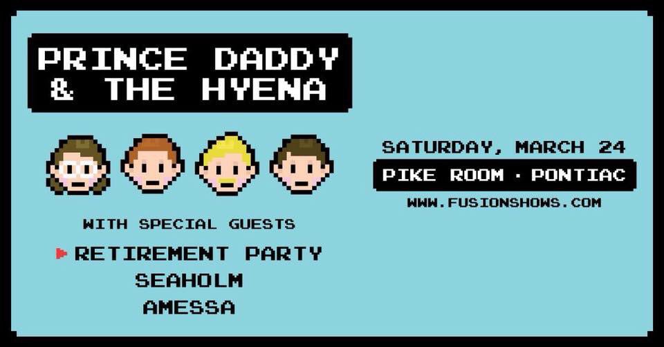 We're so excited for tonight! Great line up, the weather is nice, and it's finally the weekend!