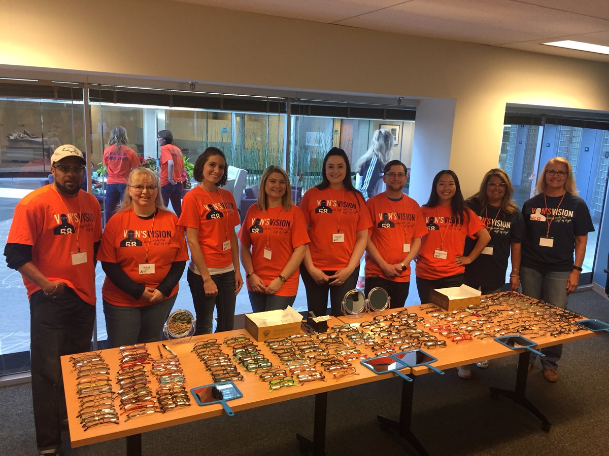 Great collection of opticians &amp; frames for #VonsVision Day 2018 <a href="/VonsVision58/">Von's Vision Foundation</a> <a href="/VonMiller/">Von Miller</a> #giftofsight