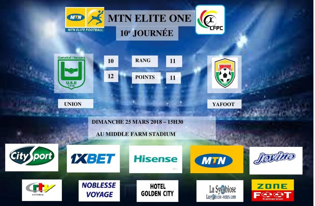 Un nouvel article (MTN Elite One 10eJ-USD-YAFOOT: BAPTEME DE FEU POUR LE PROMU.) a été publié sur le site de l'Union Sportive de Douala - zonefoot.net/unionsportive/…