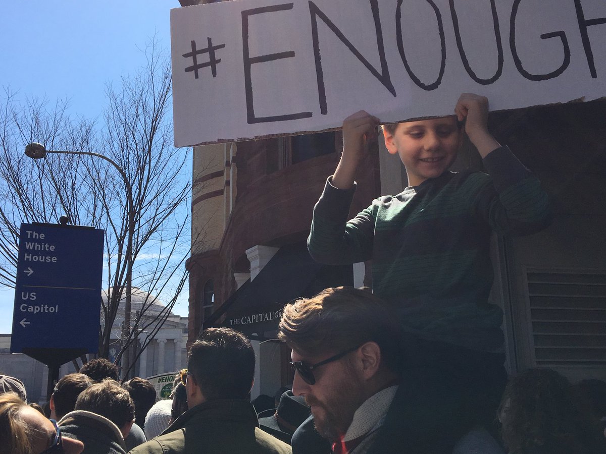 #marchforourlives The young people are coming!