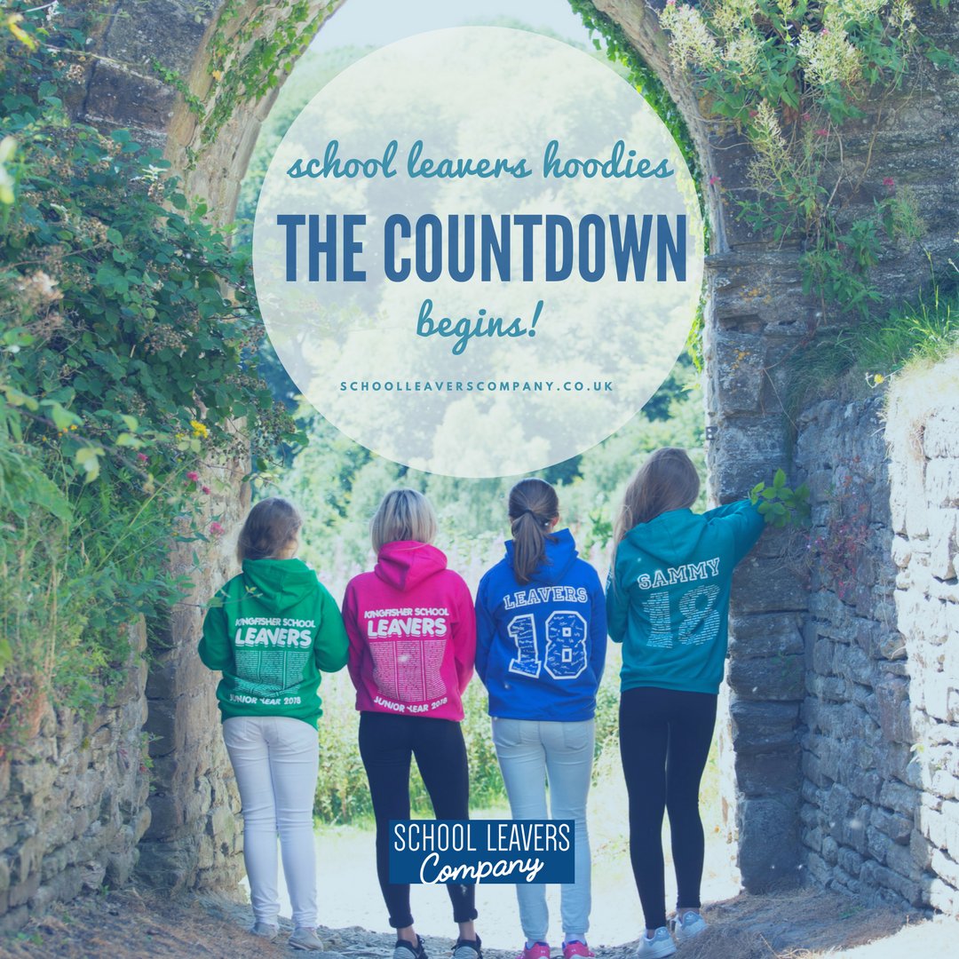 The countdown begins juniors! ⏰ 

➡️bit.ly/junior-leavers

#leavershoodies #schoolleavers #year11 #year13 #sixthform #alevels #gcses #personalisedhoodies