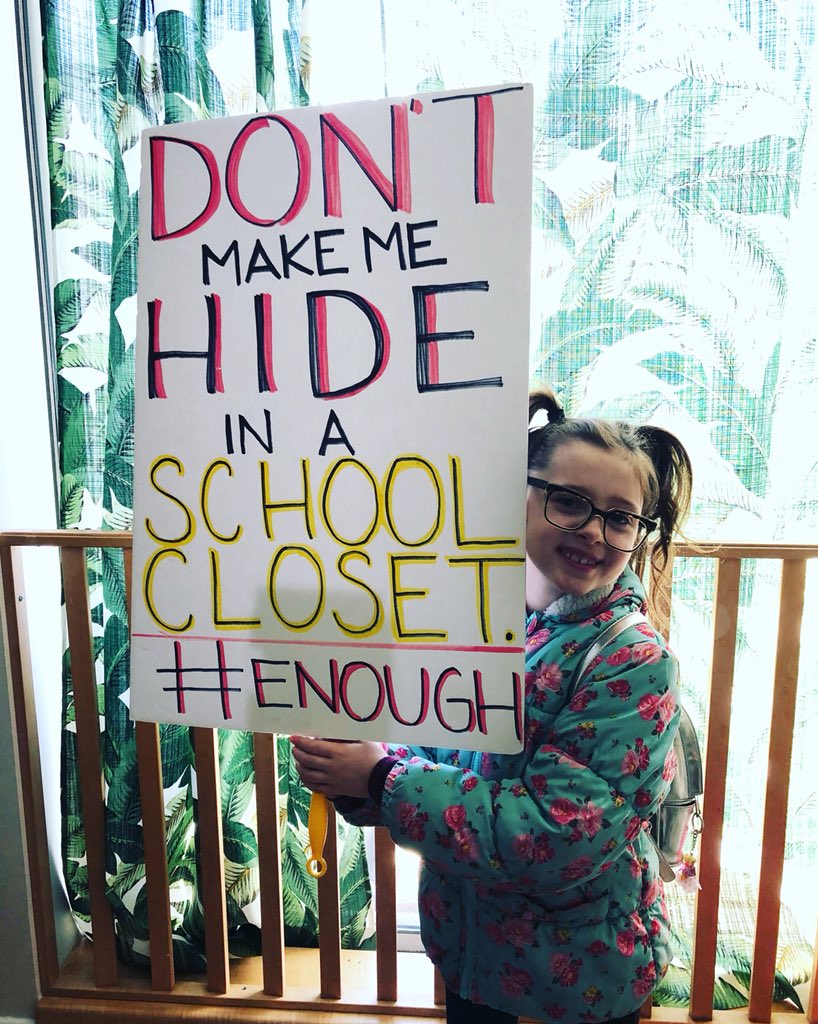 ENOUGH. #marchforourlives #marchforourlivessign #nycmarchforourlives #notonemore #enough