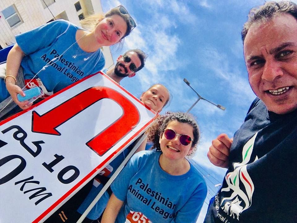 PalLeague's tweet photo. PAL team in the Palestinian Marathon https://t.co/VYmH5KBdh4