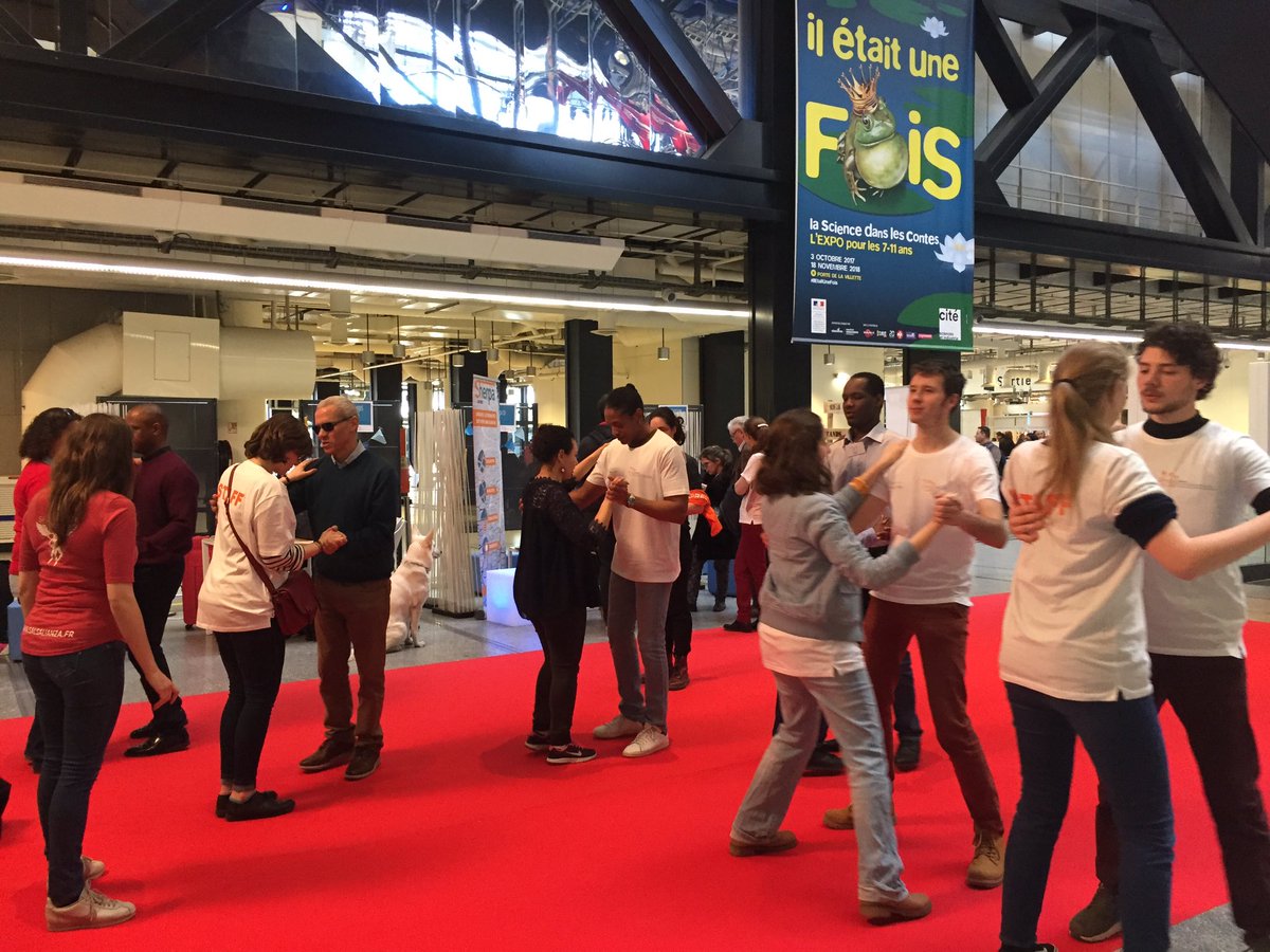 100Handinamique's tweet photo. La salsa accessible sur #senslab ! @hmutuelle @citedessciences https://t.co/wuByKwemzm
