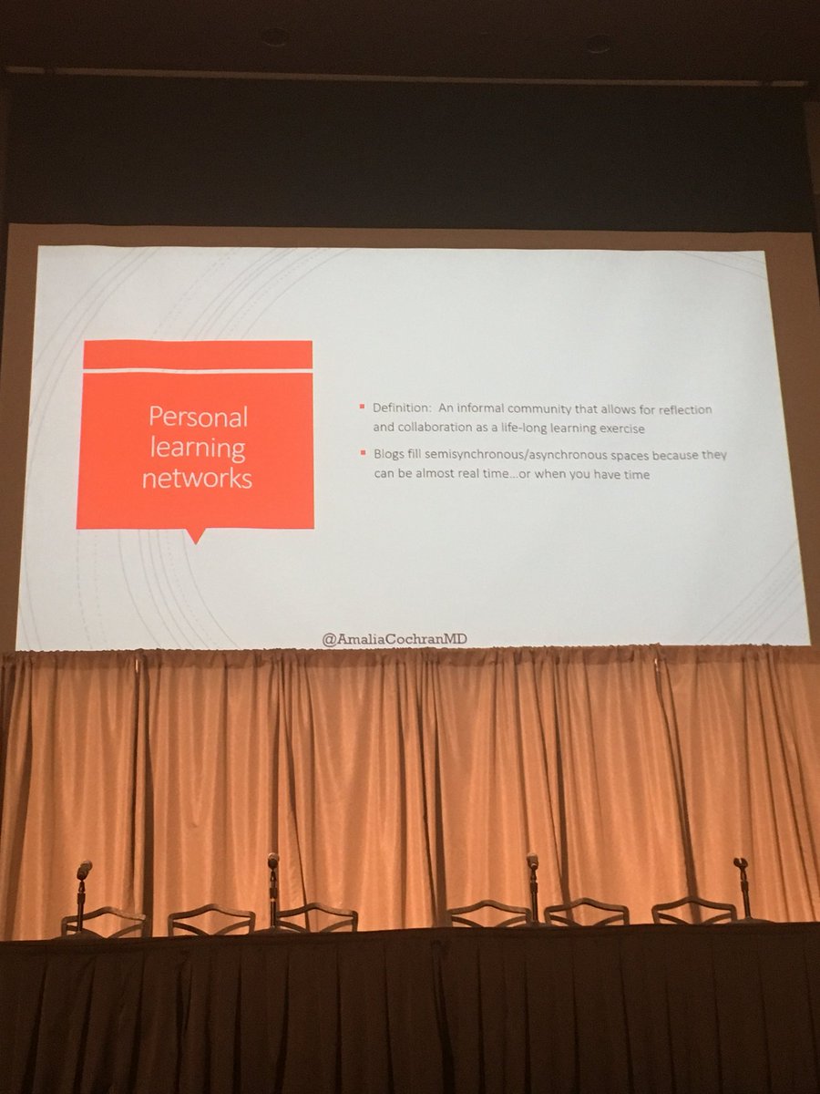 JaimeDLewisMD's tweet image. Now I have a name for these social media interactions! #personallearningnetwork @AmaliaCochranMD #OSUWIS18