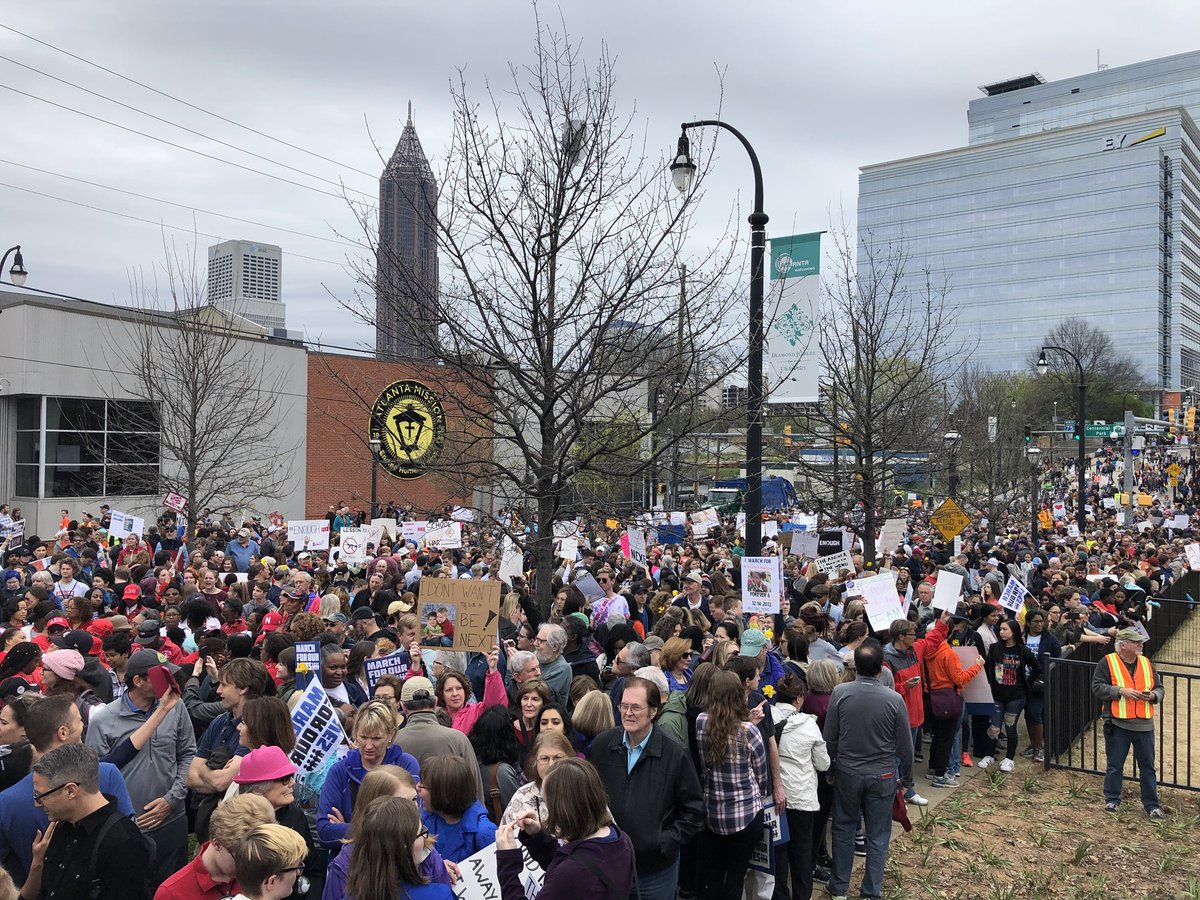 OutCryGeorgia's tweet photo. #marchforourlivesATL Ready to March! https://t.co/IWSypUVzQT
