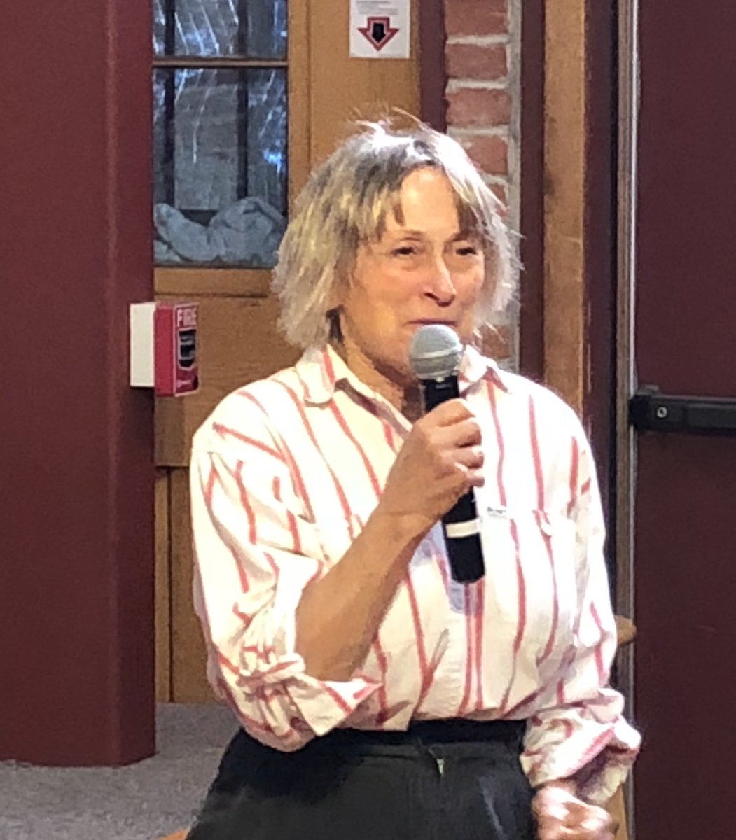 cats3rdname's tweet photo. With Mary Sprunger-Froese and First Strike Theater at a gig for Raw Tools two Sundays ago. What a wholehearted, lovely event! https://t.co/xCT5iYVqwr