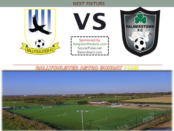 FIXTURE:  Our lads travel to take on Ballyoulster United tomorrow morning.  The game kicks off at 11am.  All support most welcome and greatly appreciated.