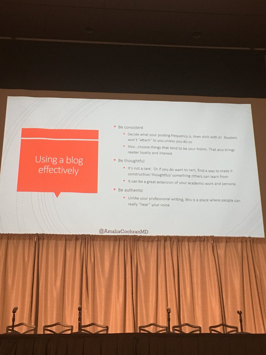 JaimeDLewisMD's tweet image. Using a blog effectively @AmaliaCochranMD #OSUWIS18