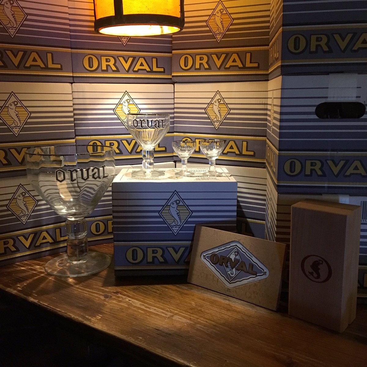 You know what is happening today. #orval #orvalday #alwaysproperglassware  #orvalday2018 #belgianbeer #belgian #paleale #trappist #beer #decatur #ga #beerbar #beergamestrong
