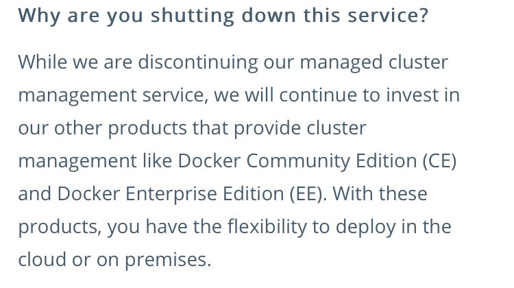 thefarseeker's tweet image. Why would you put a question in your FAQ and then not answer it (like a politician would)...? #dockercloud