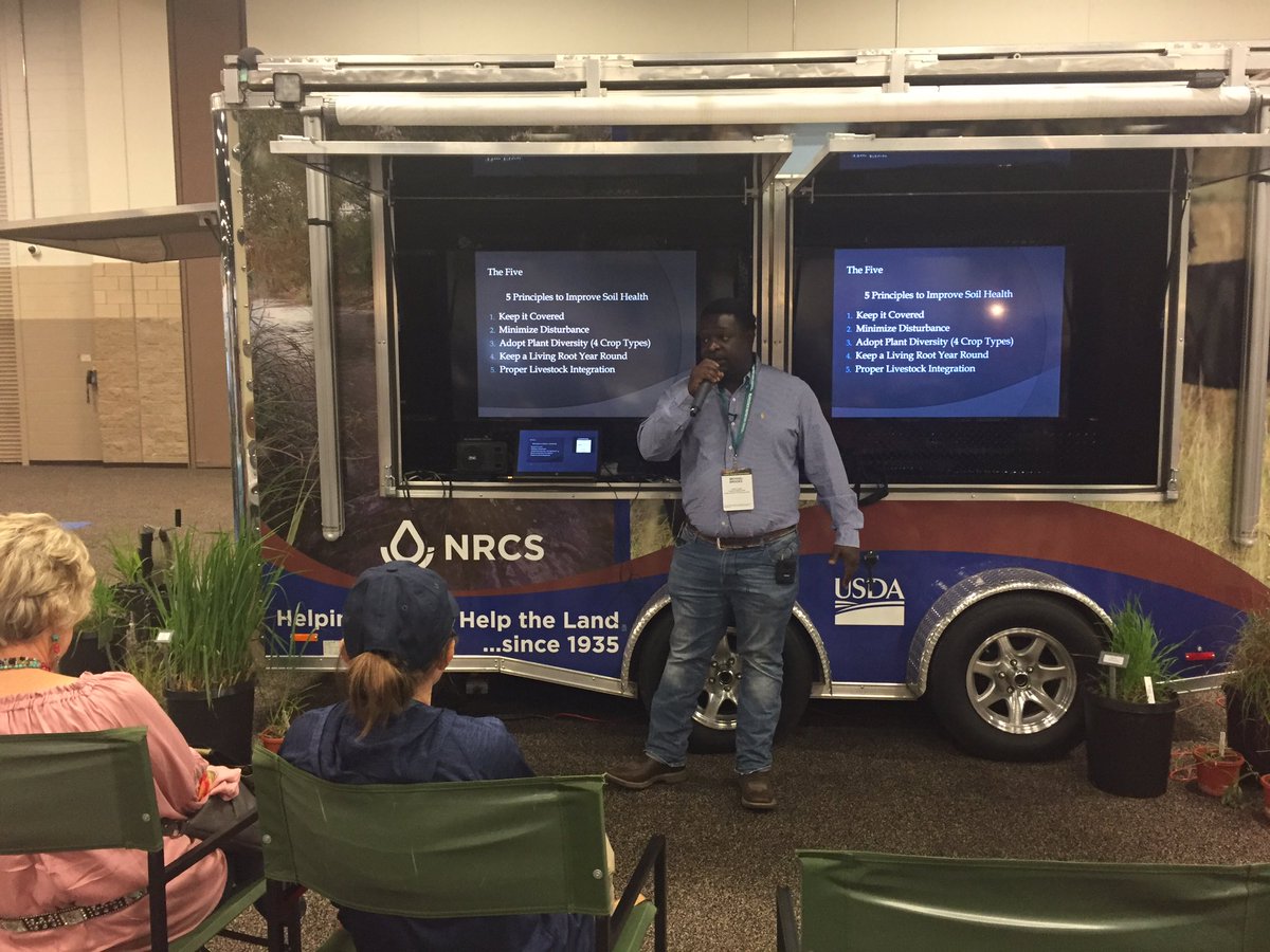 NRCSTexas's tweet photo. Want healthier grasses on your rangeland with higher nutrient density? It's all about #soilhealth ! Presentations throughout the day @TSCRA https://t.co/Xl8MfYUdWC