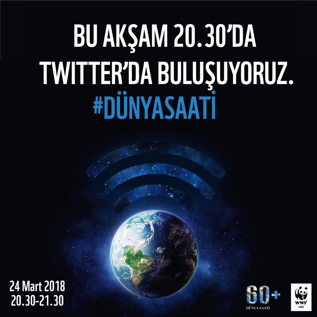 SimlaGursan's tweet photo. Saat 20.30’da tüm dünya 1 saatliğine ışıkları kapatıyor! Sen de #DünyaSaati ne katıl, değişimin parçası ol! https://t.co/RoI9eonZic https://t.co/O2yZ17geQt