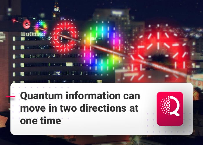 QuantumTechConf's tweet image. Austrian physicists conducted an experiment with one photon and proved that quantum information can move in two directions simultaneously. 🔁

All quantum news 👉 goo.gl/Yt3Dgy

#QuantumTech #Quantum_news #quantumchangers #quantum #quantumphysics #experiment