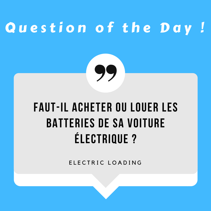 ElectricLoading's tweet photo. QOTD ! Faut-il acheter ou louer les batteries de sa voiture électrique ? 🤔
https://t.co/dMtgwGPDPj
#electricloading #battery #buyorrent #question #VE https://t.co/LebTnyNbhP