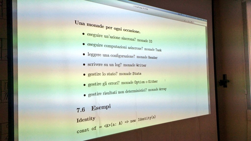 DanieleMegna1's tweet image. "Foundation of Functional Programming" day 2 by @GiulioCanti ... illuminating #funcionalprogramming #fp thx to @gabrielelana @Mikamai and @LinkMeSRL