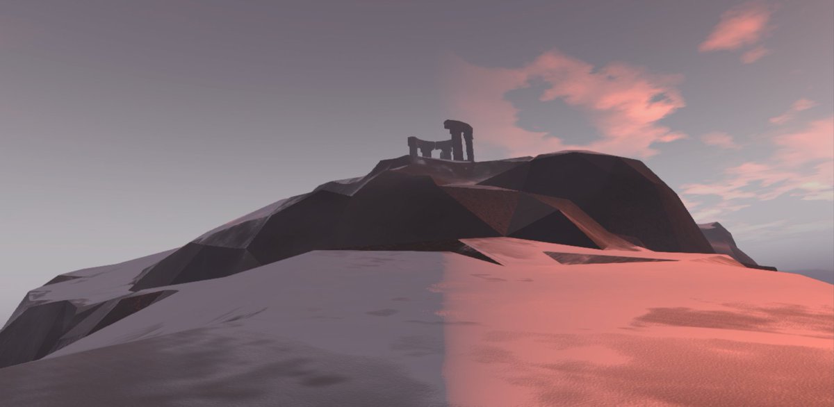 recluseindie's tweet photo. Lo-poly desolation: ambient adventure 'Separation', coming soon. #screenshotsaturday #VR https://t.co/a3IfvRHuHX