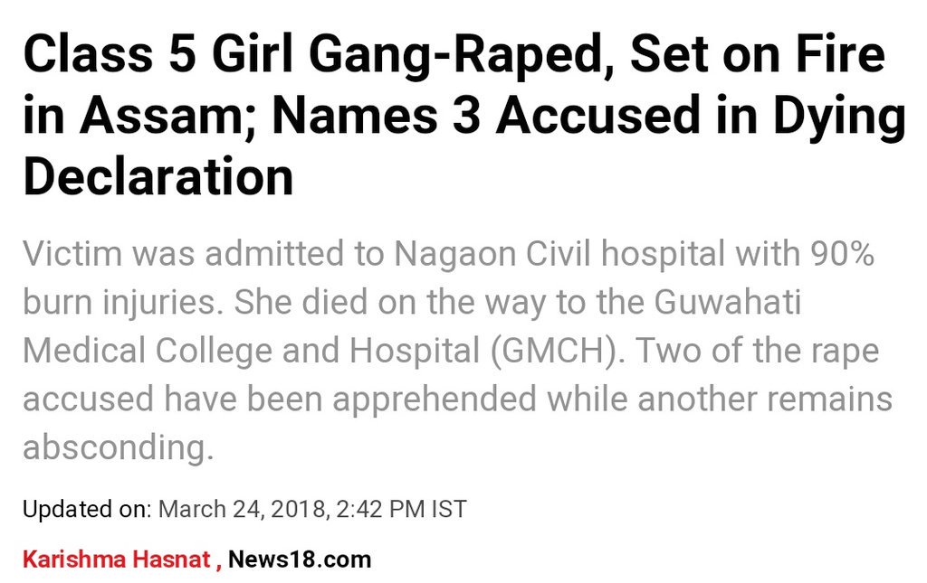 THE ACCUSSED SHOULD BE HANGED TILL DEATH
Why the government I choose, is doing nothing to prevent and stop #RapesInIndia ??
Why the girls have to bear every kind of #Pain in #India ???
This is not #AccheDin
This is not #Justice
@PMOIndia @narendramodi @narendramodi_in @BJP4India