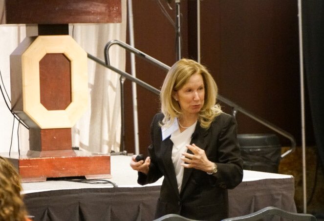 MCNguyenMD's tweet image. Dr. @PRowlandPhD on the power of communication style and personal appearance. So many things to think about!!  #OSUWIS18