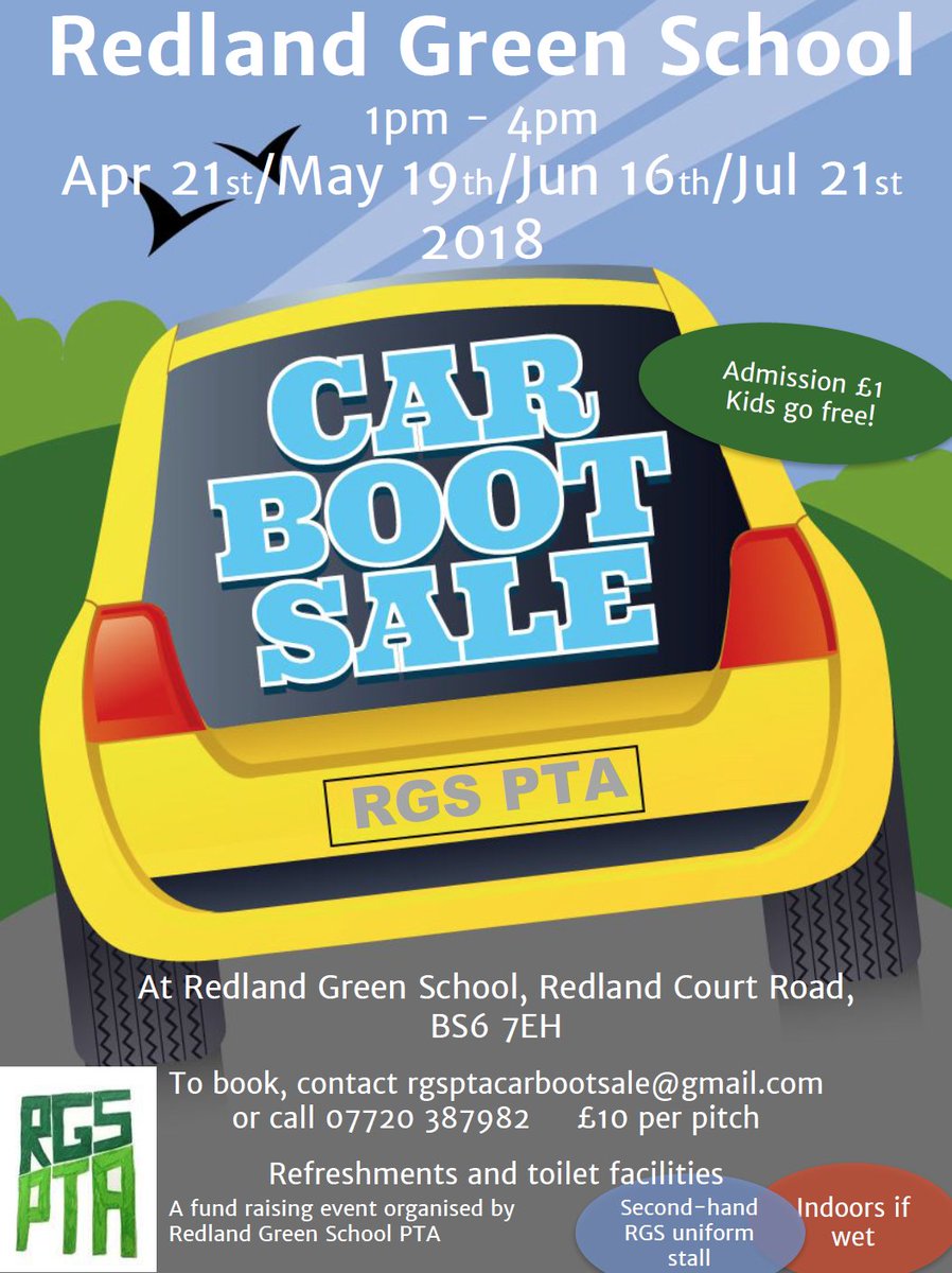 CarBootBristol's tweet image. Thanks to those lovely people at @kensingtonarms for supporting this great community event in Redland. @RGS_Bristol