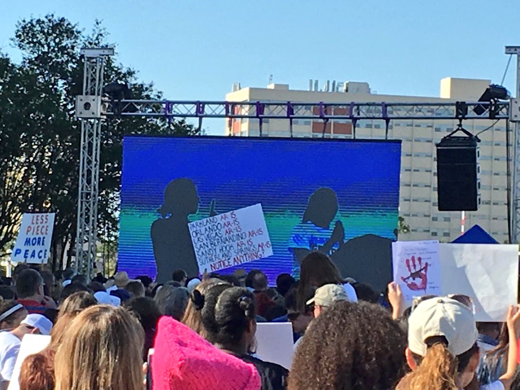 So proud to be marching in unity! #MarchForOurLives