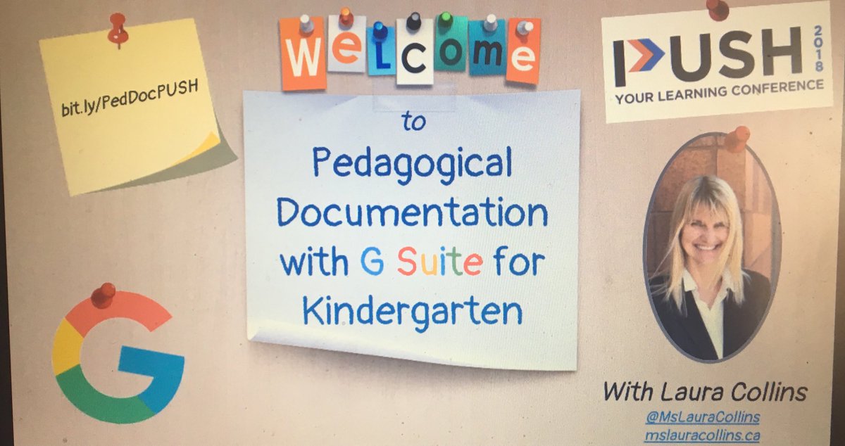 Great presentation by @mslauracollins on using G Suite (Google Keep) to document student learning.  Some cool and convenient ideas to save time. bit.ly/PedDocPUSH #scdsbPUSH