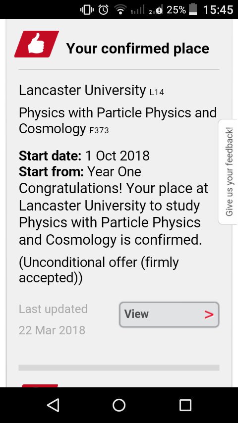 hanhanbanan_ac's tweet photo. Saying I'm excited that I'm going to do a dream course in an excellent school is an understatement.
@LancasterUni I'll see you in October
#DestinationLancaster https://t.co/Q7PdkA26jh