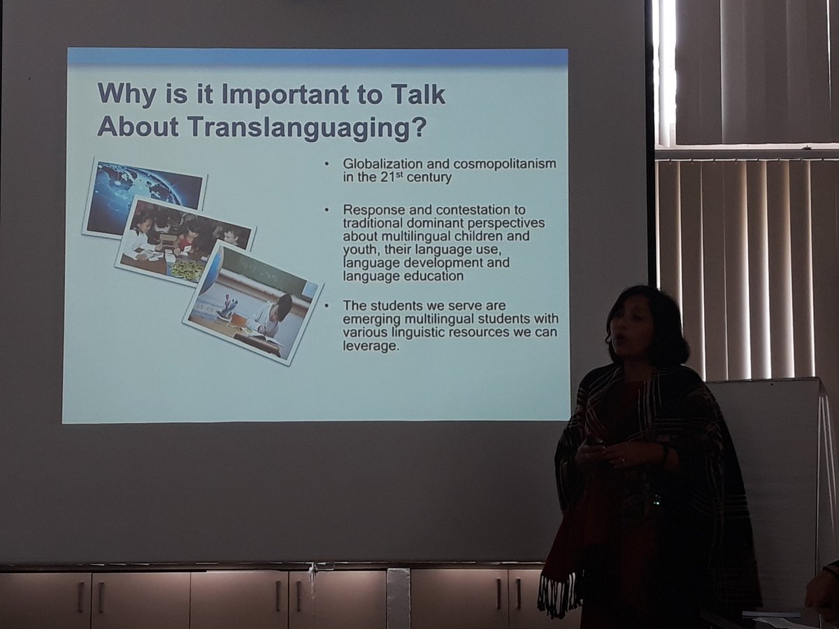 CarolinaOlmosB's tweet photo. Why Translanguaging matters? We are international. We are multilingual. Exploring deeper the topic. @Bfirstnoel #AASSA18 #AELincoln @lincolnael @AELCondors https://t.co/B6j8CuVNic