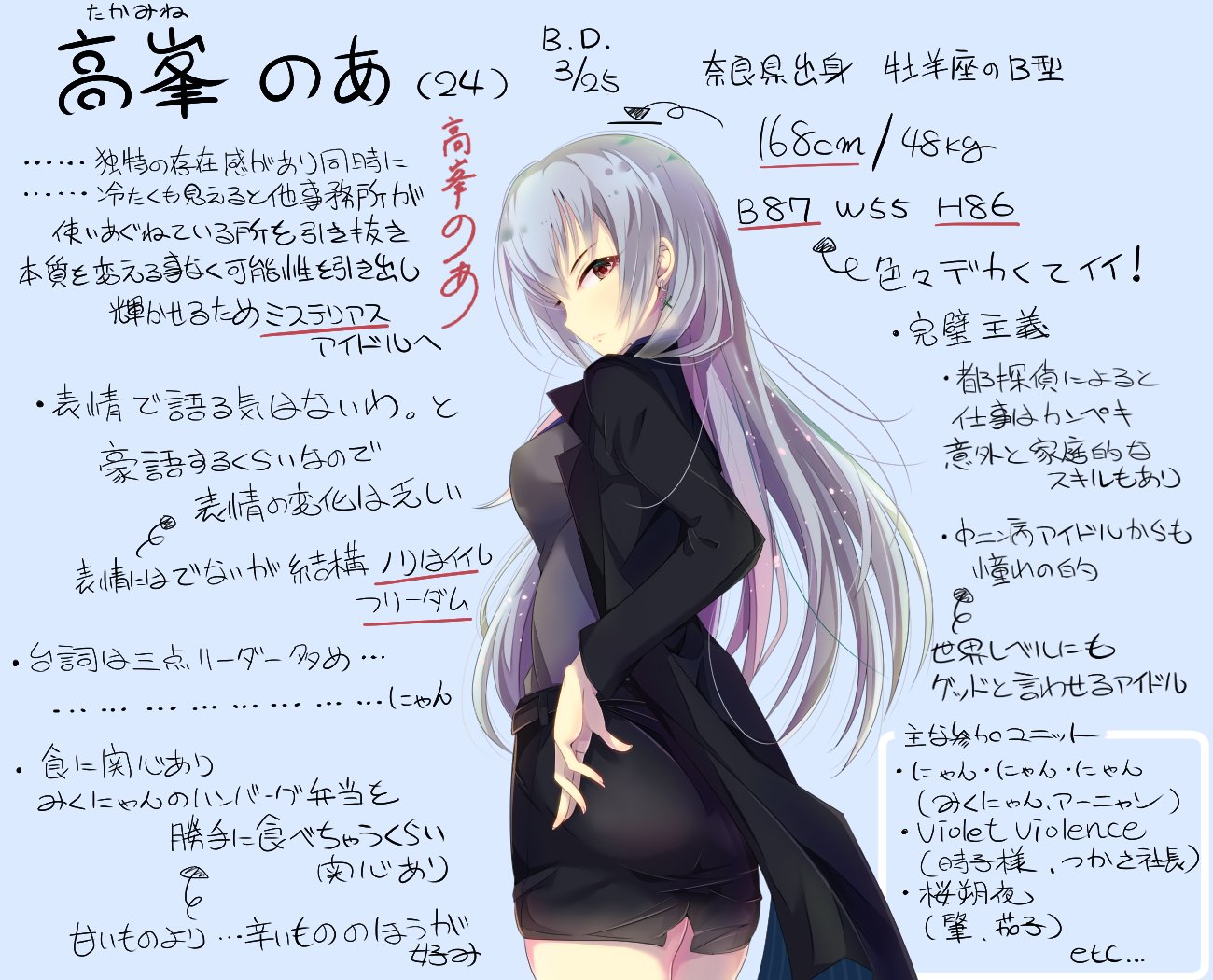 十叶みつき 3 W 3 のあにゃんハピバー にゃんにゃんにゃんの絡み凄く好き 意外とおちゃめなとこあるのもイイ 高峯のあ生誕祭18 アイマスアイドル簡単紹介 T Co Y52ymro3 Twitter