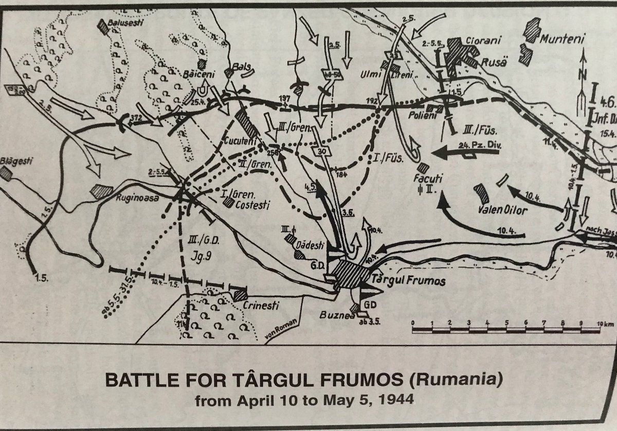 Pz Gr Dv GrossDeutschland - the defensive battle of Targul Frumos 2-5 May 1944, according to C/O Generalleutnant Hasso von Manteuffel - a thread  #WW2  #GD