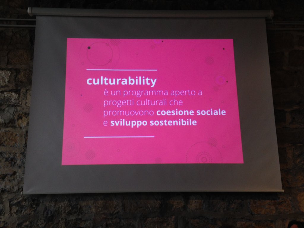 Roberta Franceschinelli ci svela cos'è e com'è nato il #bando <a href="/culturability/">Culturability</a>