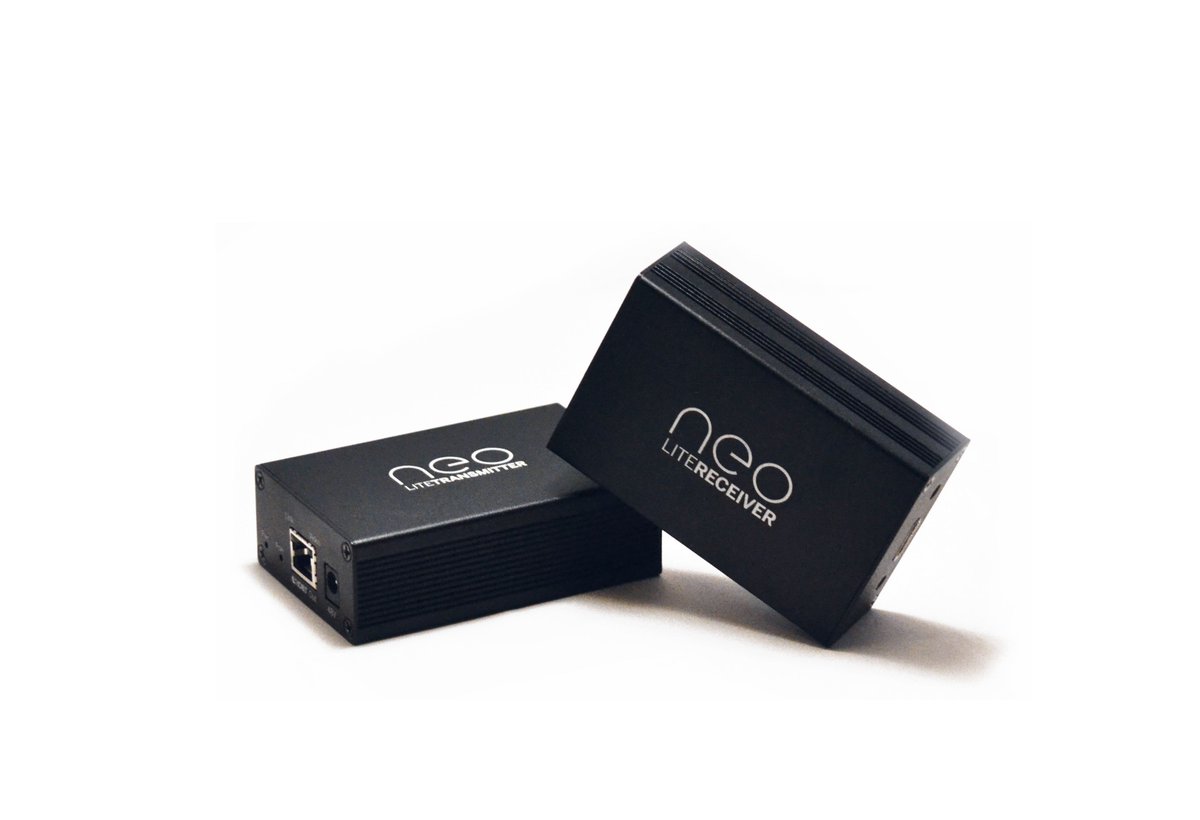 pulse_eight's tweet photo. PRODUCT PROFILE: neo:Lite Extender Set

Providing HDMI extension of 4K up to 40m &amp; 1080p to 70m over a single Cat5e/6/7 cable. Using HDBaseT™ technology, this solution offers an ideal budget solution for custom A/V installers and home theatres

https://t.co/qXhMg08AwM https://t.co/CBNqbNMXRA
