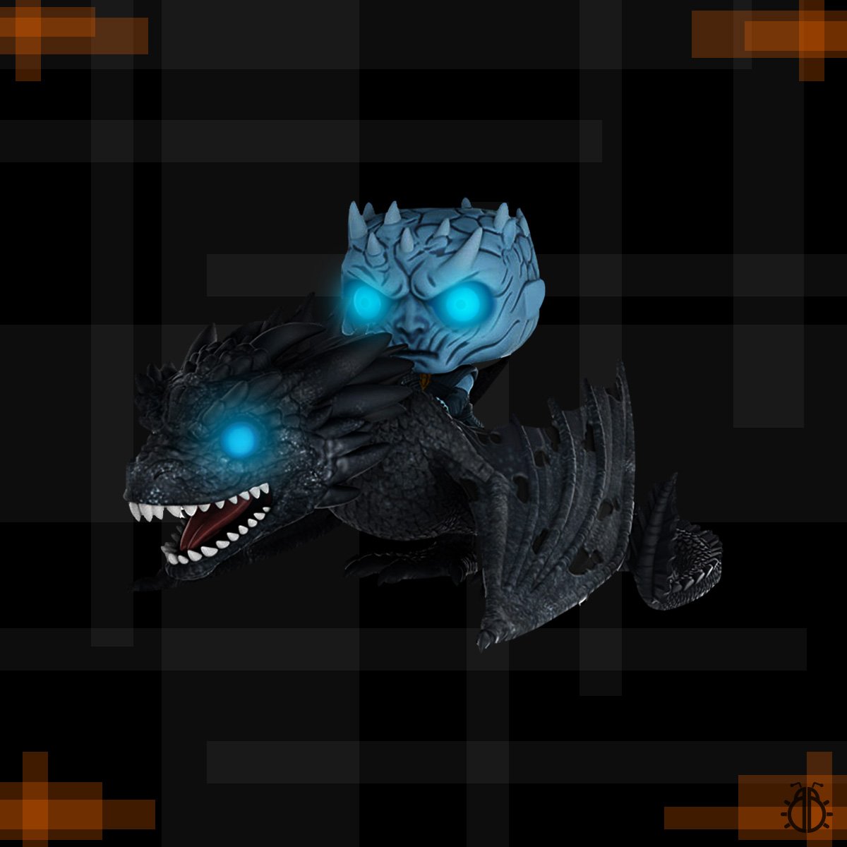 glow in the dark night king pop