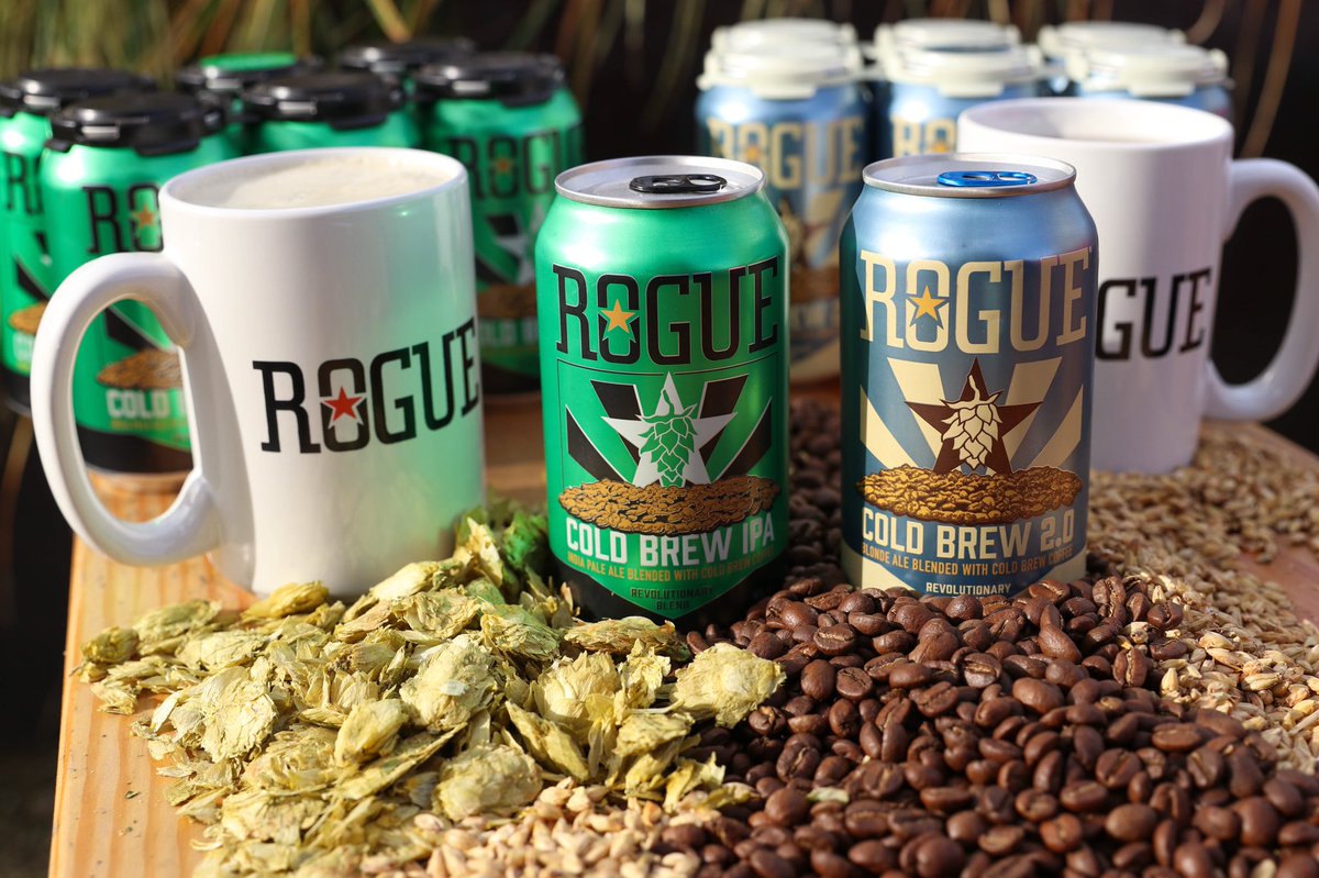 RogueAles's tweet photo. It's a tight race. Have you voted? Tell us which you prefer: #ColdBrewIPA or #ColdBrew2? https://t.co/dadRvQw9Ai https://t.co/EzUzD5fd7D