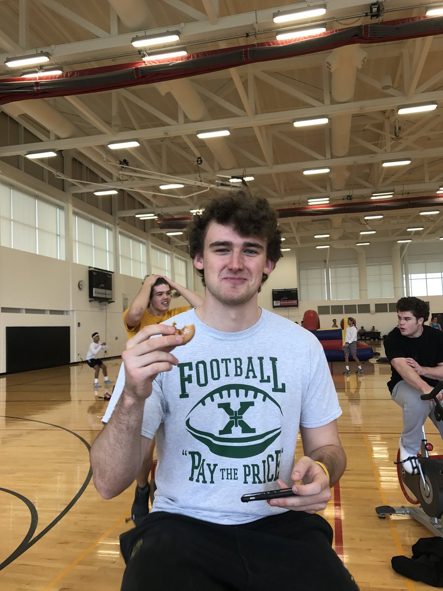 STXMinistry's tweet photo. Students #SpinForSteven to celebrate the life of Steven Vanover ‘08 and raise funds for cancer research with @Louisville_PIKE. https://t.co/is8Jj2dlOg